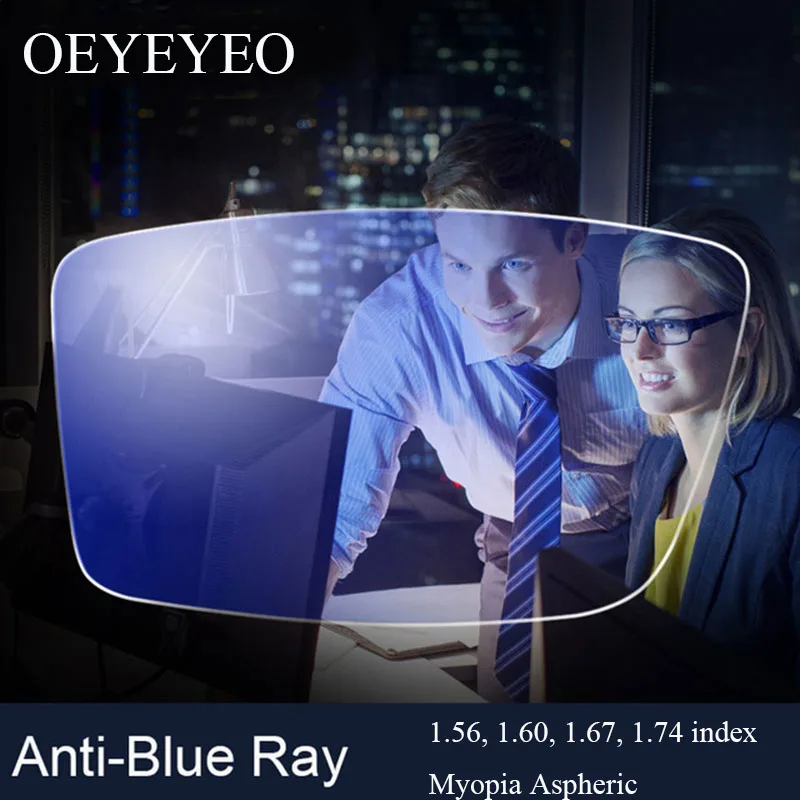 Anti-Blue Ray Lens Myopia Prescription Optical Lenses Glasses Lens For Eyes Protection Reading Eyewear lentes opticos