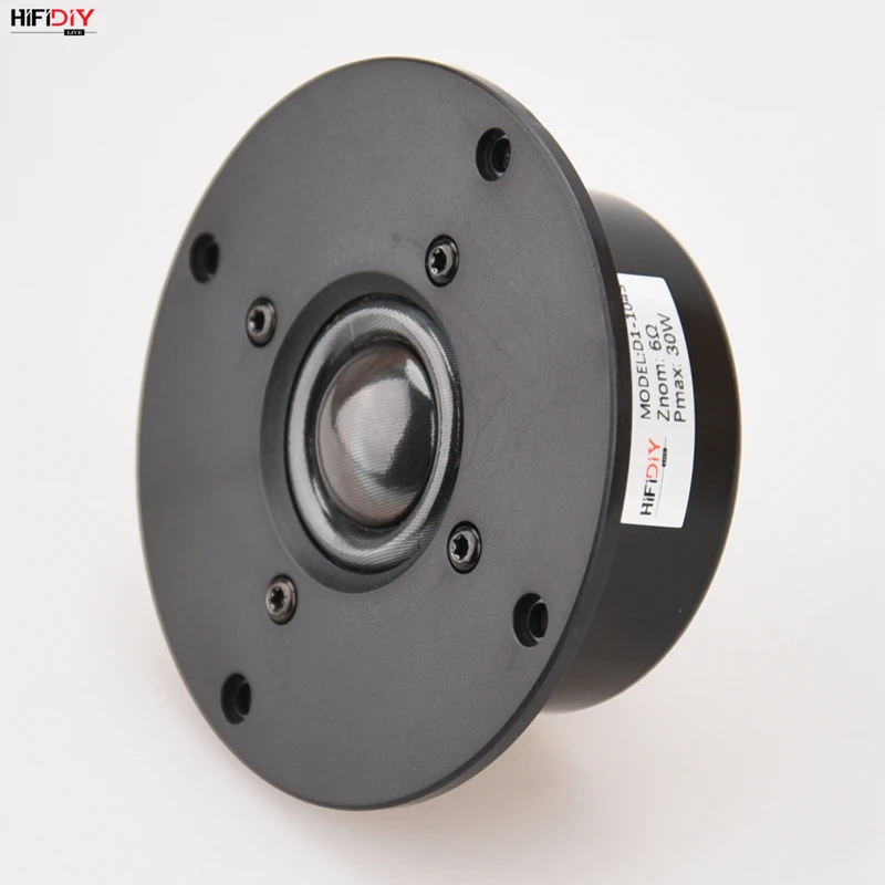 HIFIDIY LIVE hifi 4 inch Tweeter Speaker Unit Oil - transparent Silk edge film 6OHM 30W plastic 104mm Treble Loudspeaker D1-104S