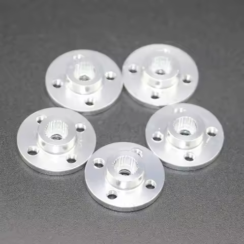 5pcs/lot Metal Steering Gear Disc Stent 25T Servo Arm Round Type for MG995 MG996R RC Robot Car