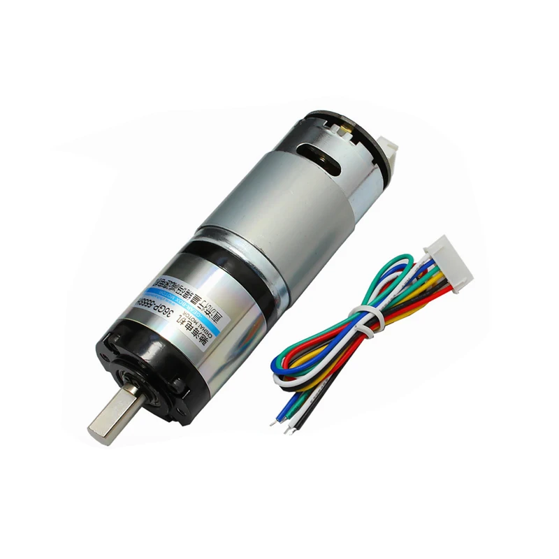 

Diameter 36mm 36GP-555 Planet Hall with code wheel encoder gear motor 6-24V balance smart car robot camera rocker motor