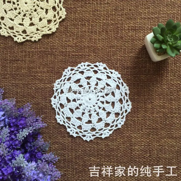 ZAKKA colorful wholesale 30 pic/lot fabric table mat for home decor kitchen accessories lace felt as innovative items coaster