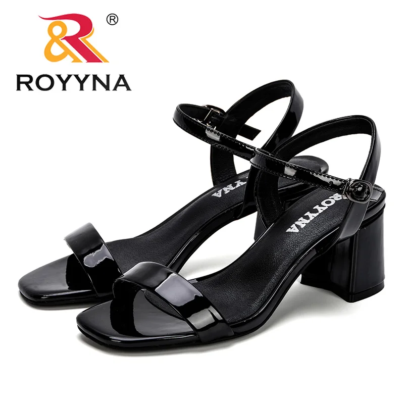 ROYYNA New Woman Sandals Comfy Summer Women Concise Open Toe Casual Shoes Woman Fashion Thick Bottom Wedges Sandal Feminimo