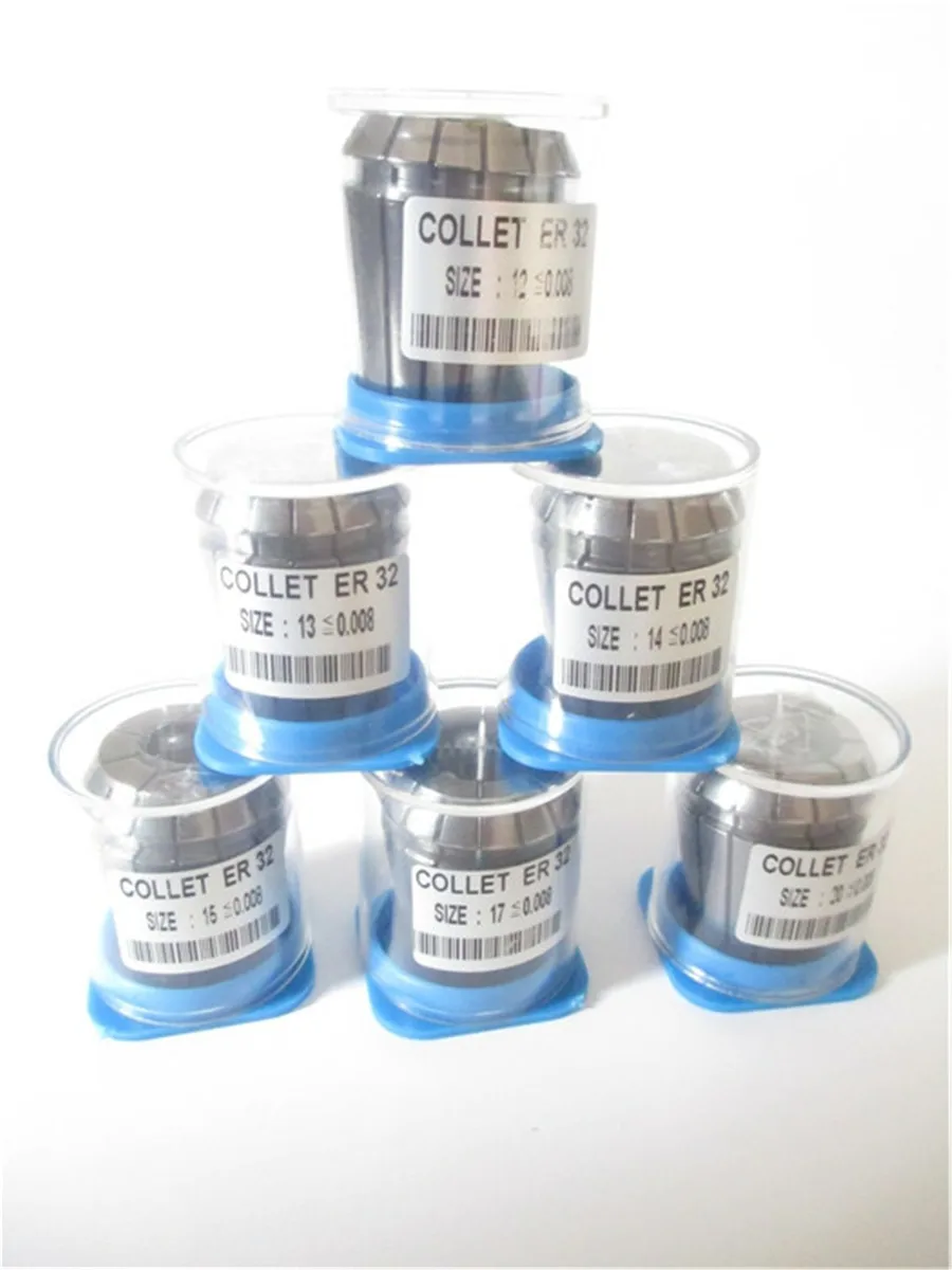 High Precision 0.008 5pcs ER32  collets ER 32 Spring Collet Suitable for ER Collet Chuck Holder