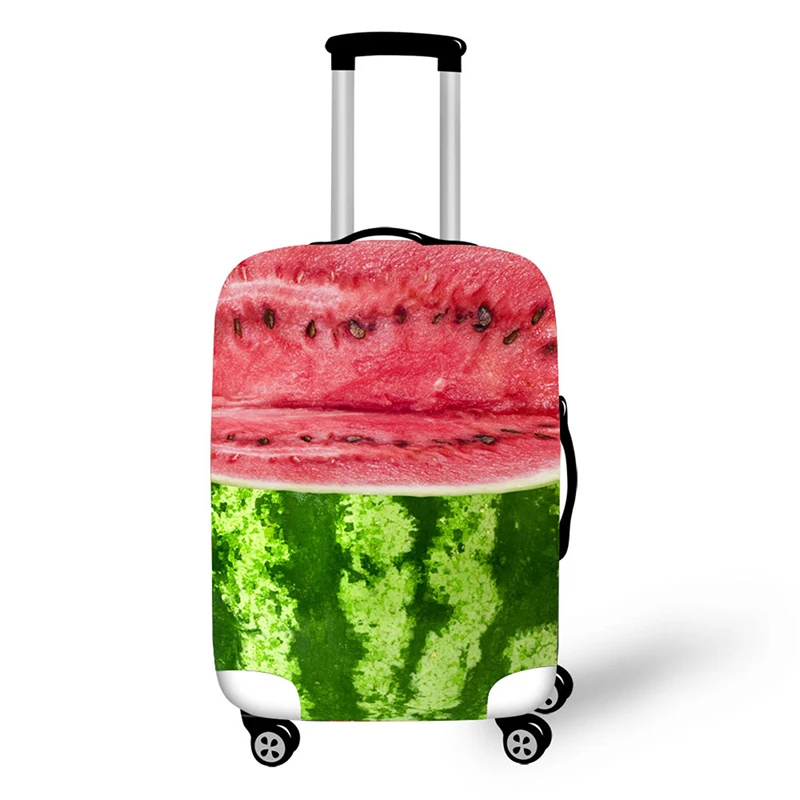 Fruit Watermelon Print Travel Accessories Suitcase Protective Cover 18-32 Inch Elastic Luggage Dust Cover Case Stretchable