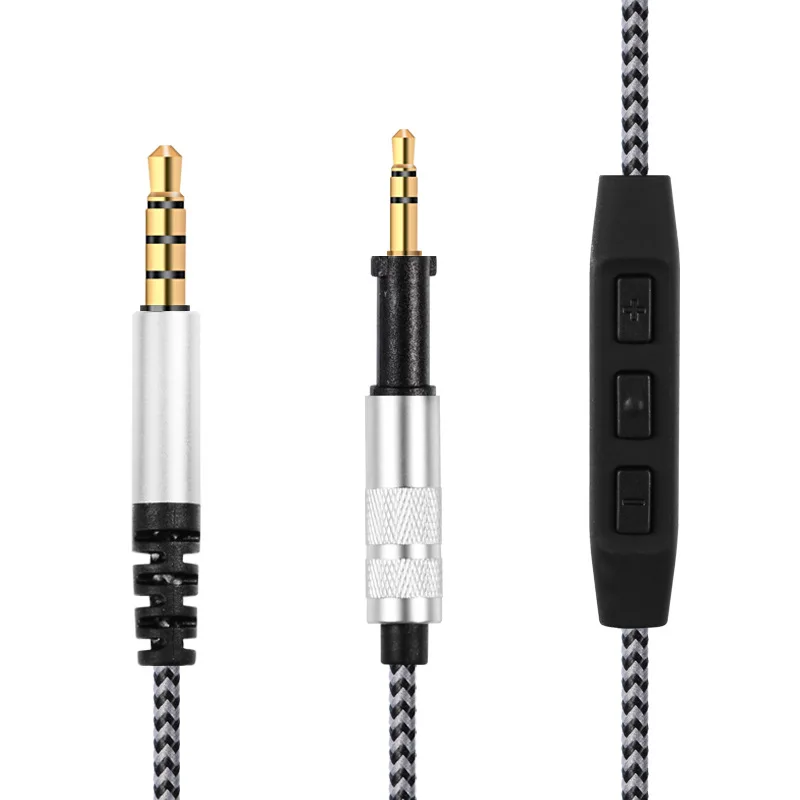 Сменный кабель для наушников AKG K450 K451 K452 K480 Q460 1,4-1,8 м 3,5 мм штекер на 2,5 мм штекер аудиошнур для iPhone Android