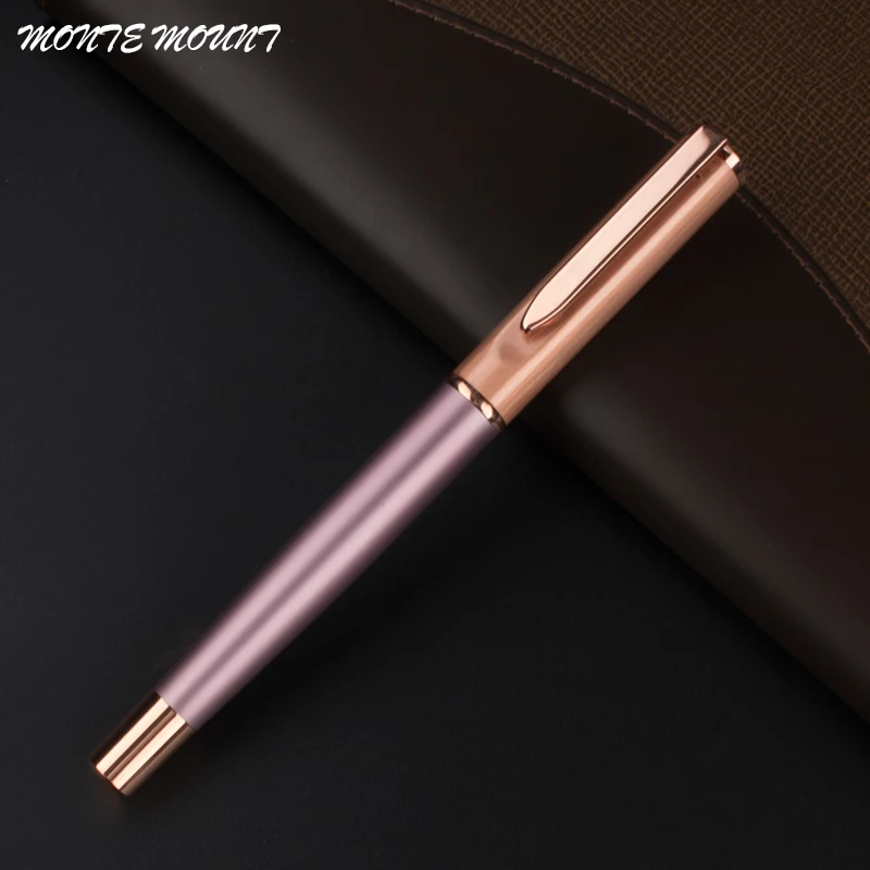 Luxury MONTE MOUNT Series Rose and rose gold Roller Ball Pen Office Supplies Rollerball Pen Hot Sell Pens For Writing