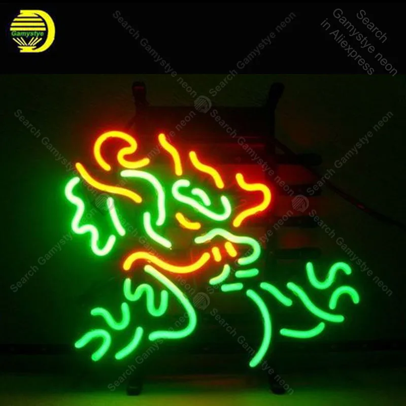 

Neon sign For Chinese Dragon Neon Bulb sign store display sport Iconic Handcraft Lamp glass advertise Letrero enseigne lumine