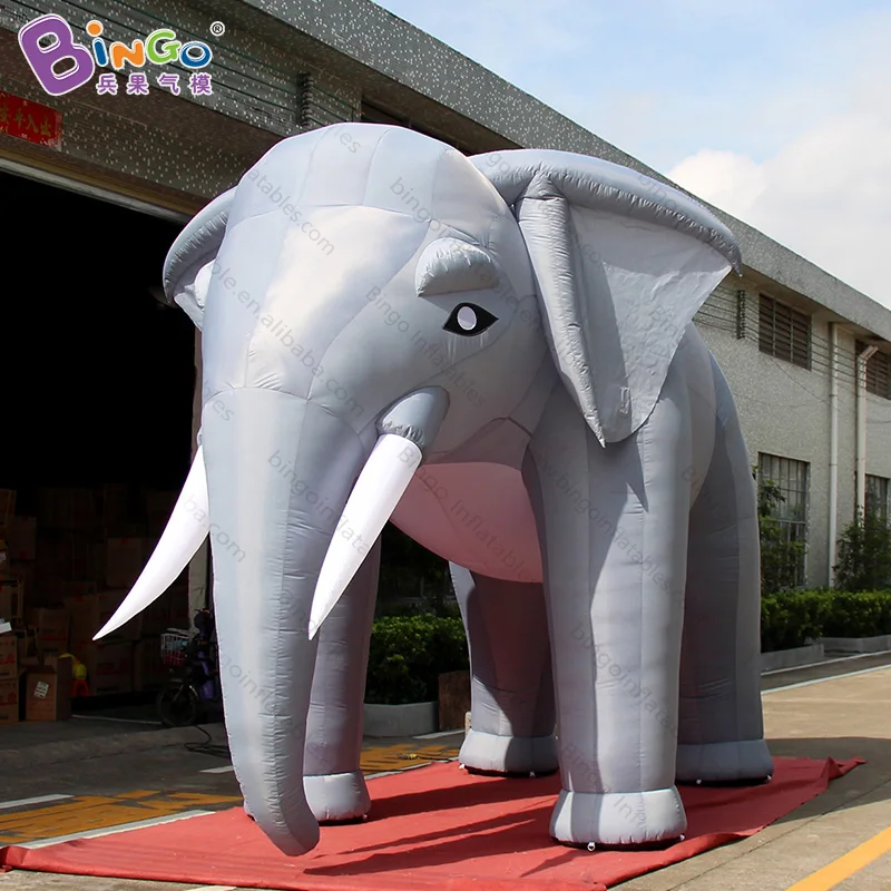 

5.3x3.5m Giant Inflatable Gray Elephant Animal Balloon, Decoration Circus Elephant for Events-Inflatable Toy