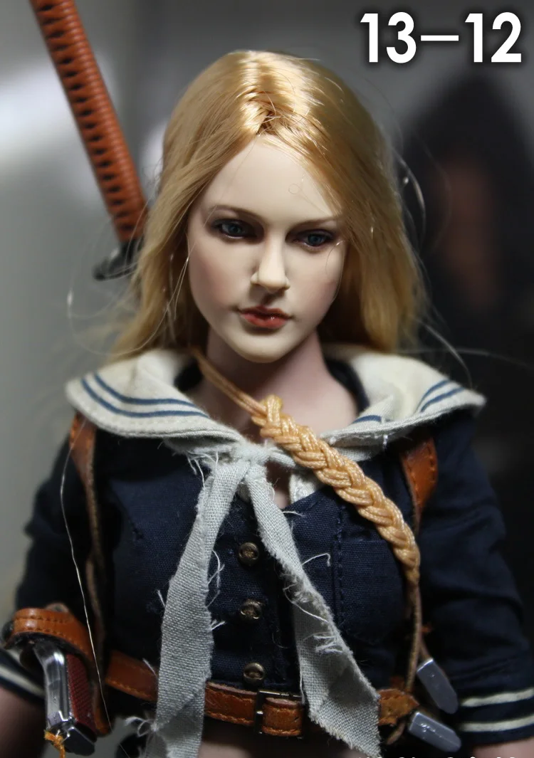 1/6 scale figure accessories female head shape for 12