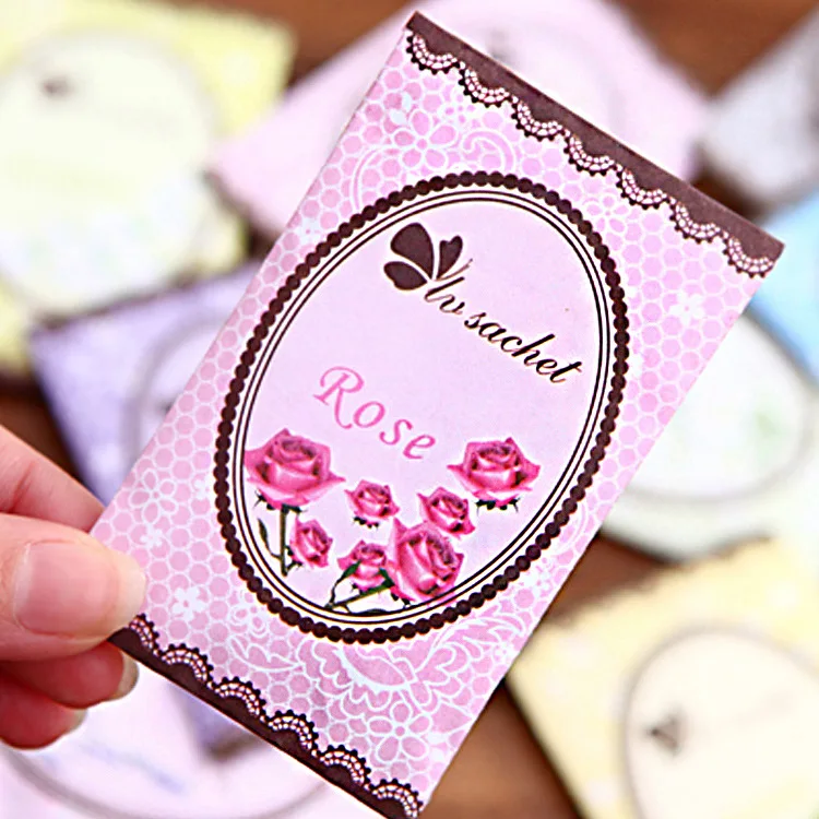 10pcs/lot Romantic Lavender sachet  bag vermiculite rose Jasmine sachet sachet osmanthus Cologne 4G/piece