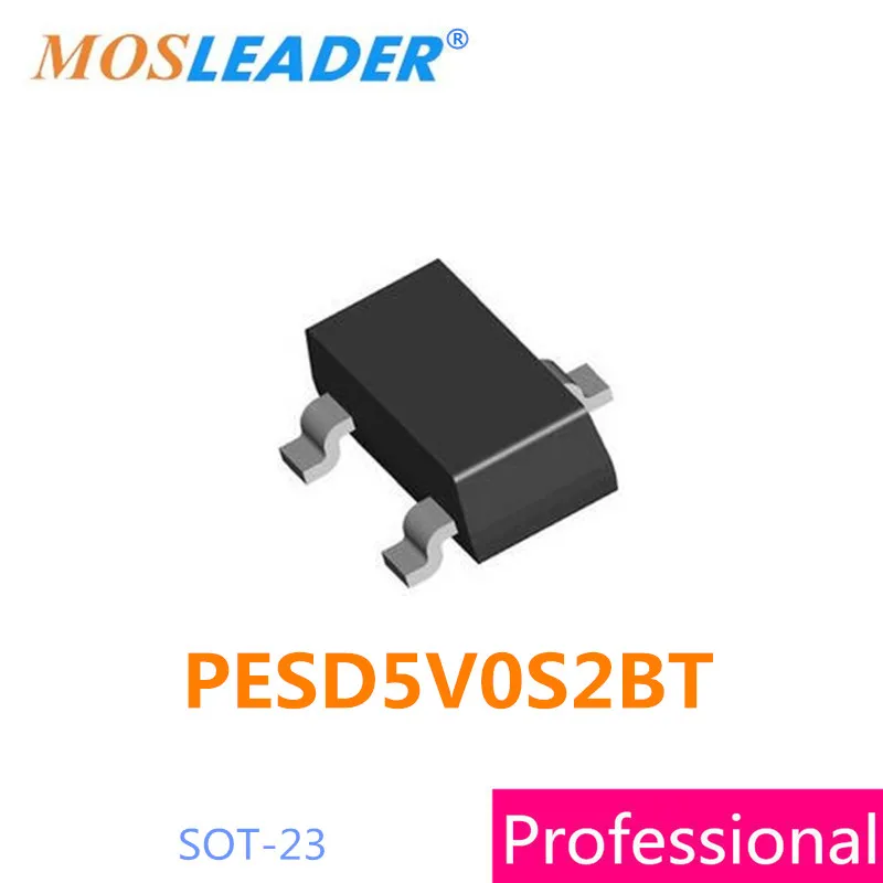 PESD5V0S2BT SOT23 500PCS BI-directional double ESD protection Original High quality