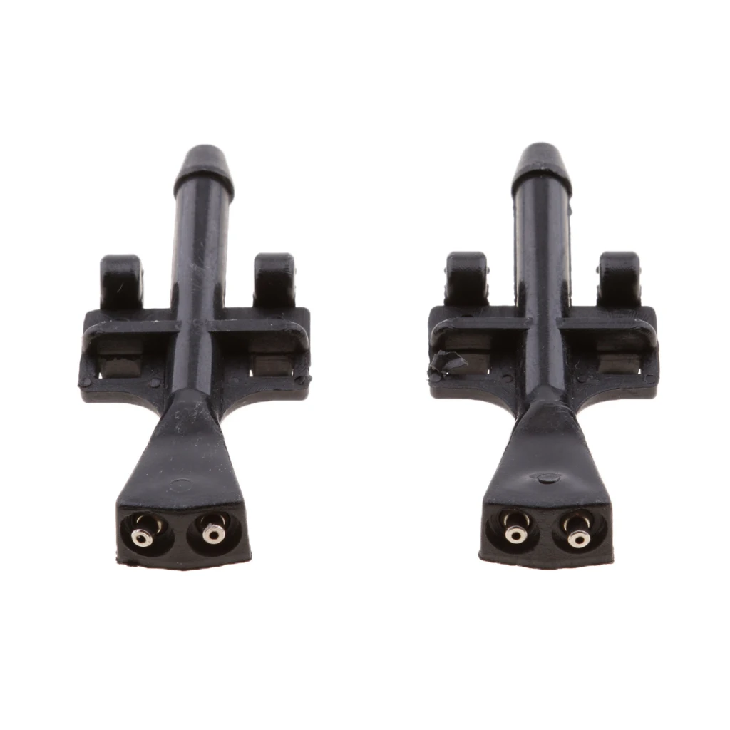 1 Pair Car Auto Windshield Washer Wiper Water Spray Nozzle for OPEL MERIVA-A Efficiently Prolong The Wiper Blade Life Time