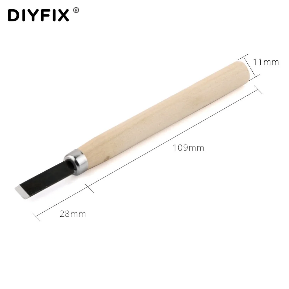 DIYFIX Hand Wood Carving Chisels Knife Tools for Woodcut Working Clay Wax DIY Tools Arts Craft Cutter Woodworking Hand Tools Set