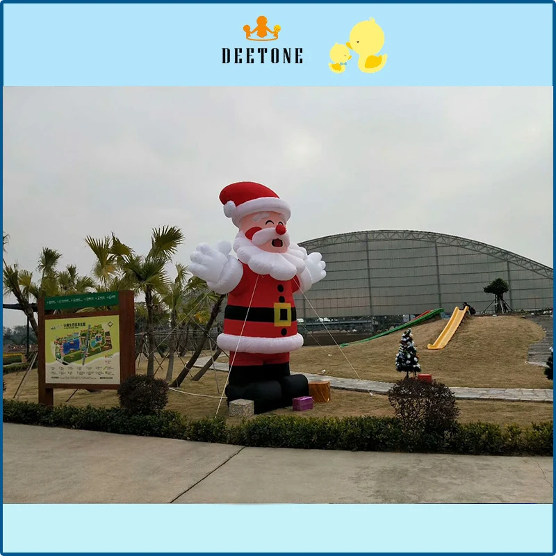 Selling inflatable Oxford Cloth Santa Claus cute Santa Claus display cartoon Christmas atmosphere ornaments