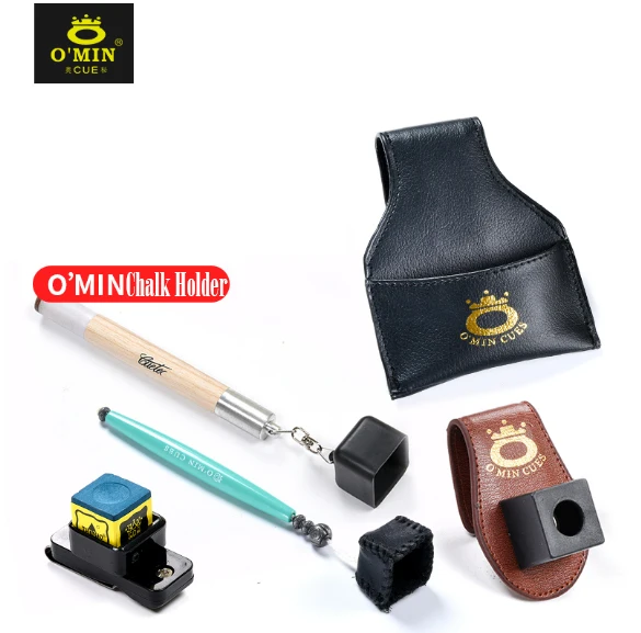 

New O'MIN Magnetic Billiard Chalk Holder Snooker Chalk Carrying Holder Easy Convenience Professional Billiard Accessories China