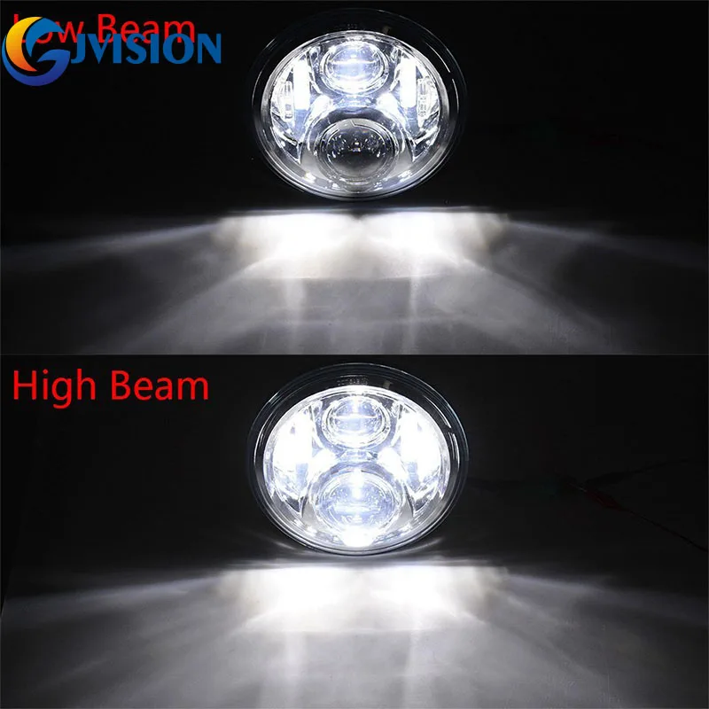 Newest 7Inch Motorcycle LED Headlight 72W Projector Headlamp For Honda CB400 CB500 CB1300 Hornet 250 600  VTECVER250