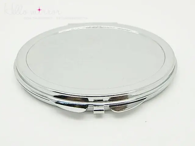 

10 Pcs Blank Oval Compact Mirror DIY & Handmade Double Faced Pocket Mirror makeup Free Shipping