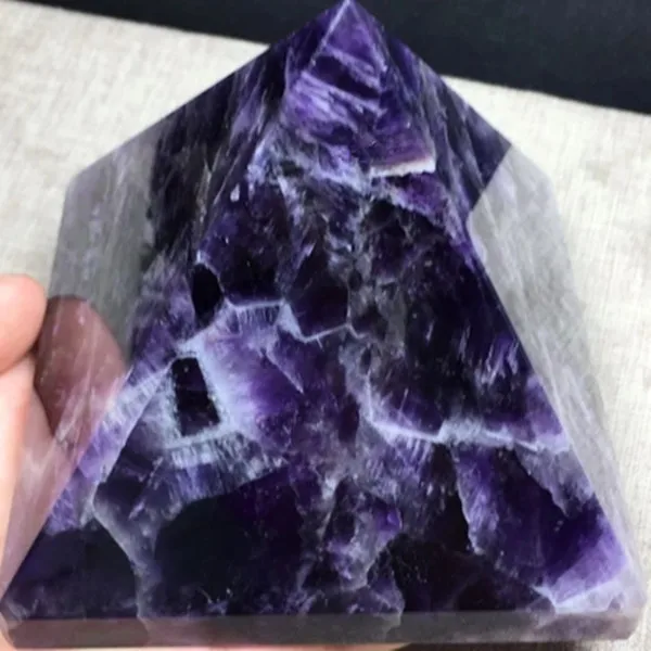 

Natural dream amethyat quartz crystal pyramid healing china