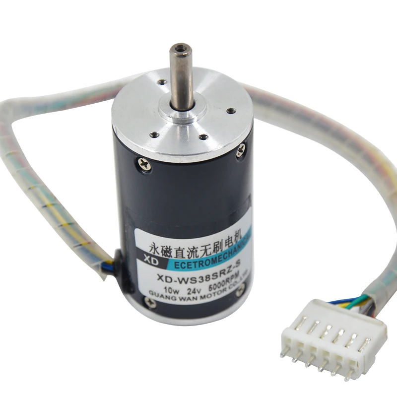 DC 12V Permanent Magnet Brushless Direct Motor 3000rpm Speed Regulating Motors 10W Positive Reversal Longlife Electric Machinery