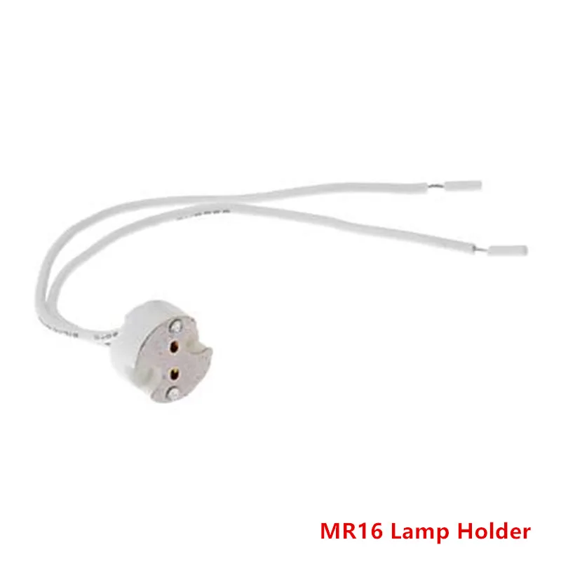 10pcs/lot G4/G9/Gu10/Mr16 Lamp Holder Ceramic Socket Base With Hight quality Silicon Cable for LED and halogen lamps