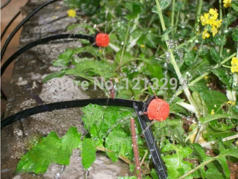 Y102 – tête de goutte-à-goutte à Micro flux pour Irrigation de jardin, tuyau 1/4 pouces, 50 pièces