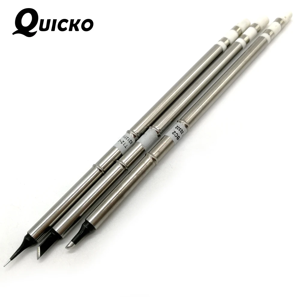 QUICKO High-grade Soldering Tips XA-T12-ILS KU BC2 Solder Iron 220v Welding tools For HAKKO T12 Soldering Station 7s melt tin