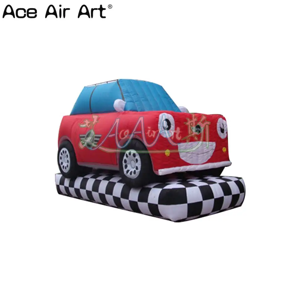 Cool Inflatable Customized Digital Print Little Car Go-kart Replica Model for Event Show