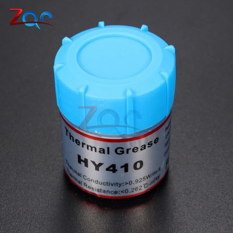 HY410 10g White Thermal Conductive Grease Silicone Paste for CPU GPU Cool