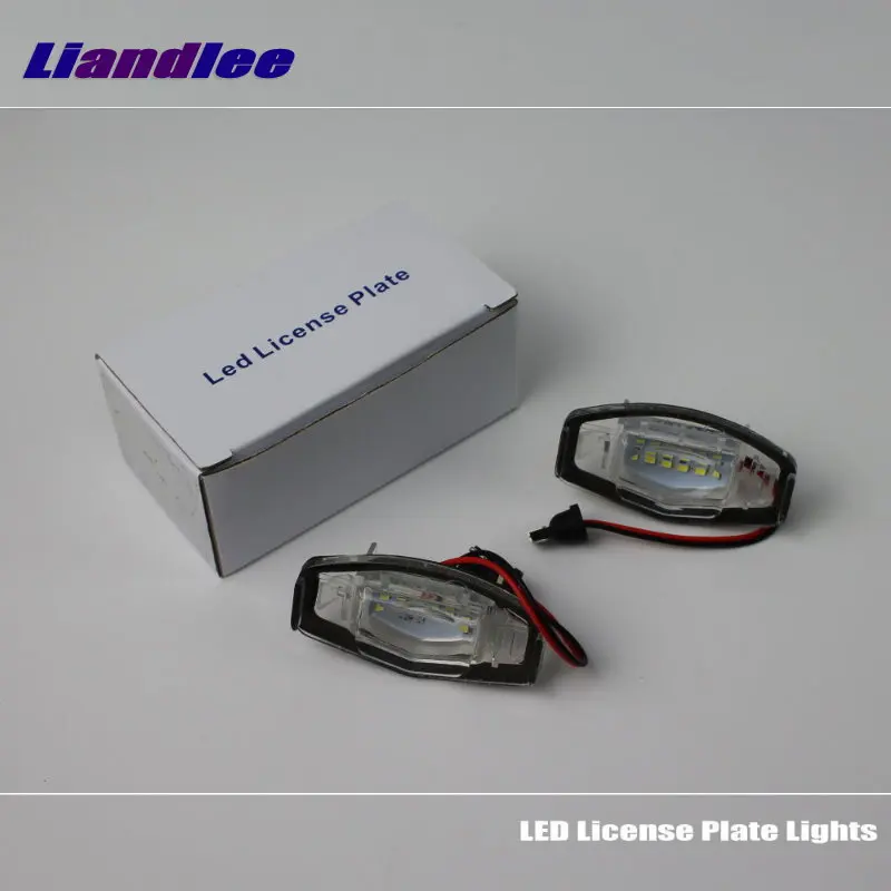 

Liandlee Car License Plate Lights For Honda LaGreat Legend Ridgeline Auto Number Frame Lamp Bulb LED Illumination Accessories