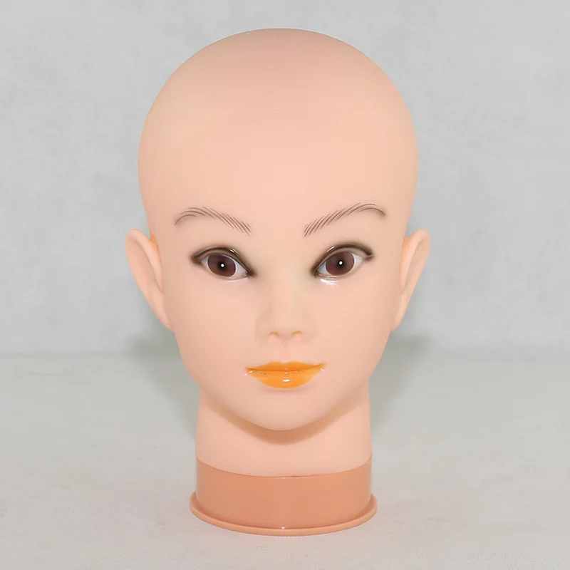 Training Head False Eyelash Extensions Training Make-up Heading Mannequin Professional Cosmetology Mannequin Flat Head