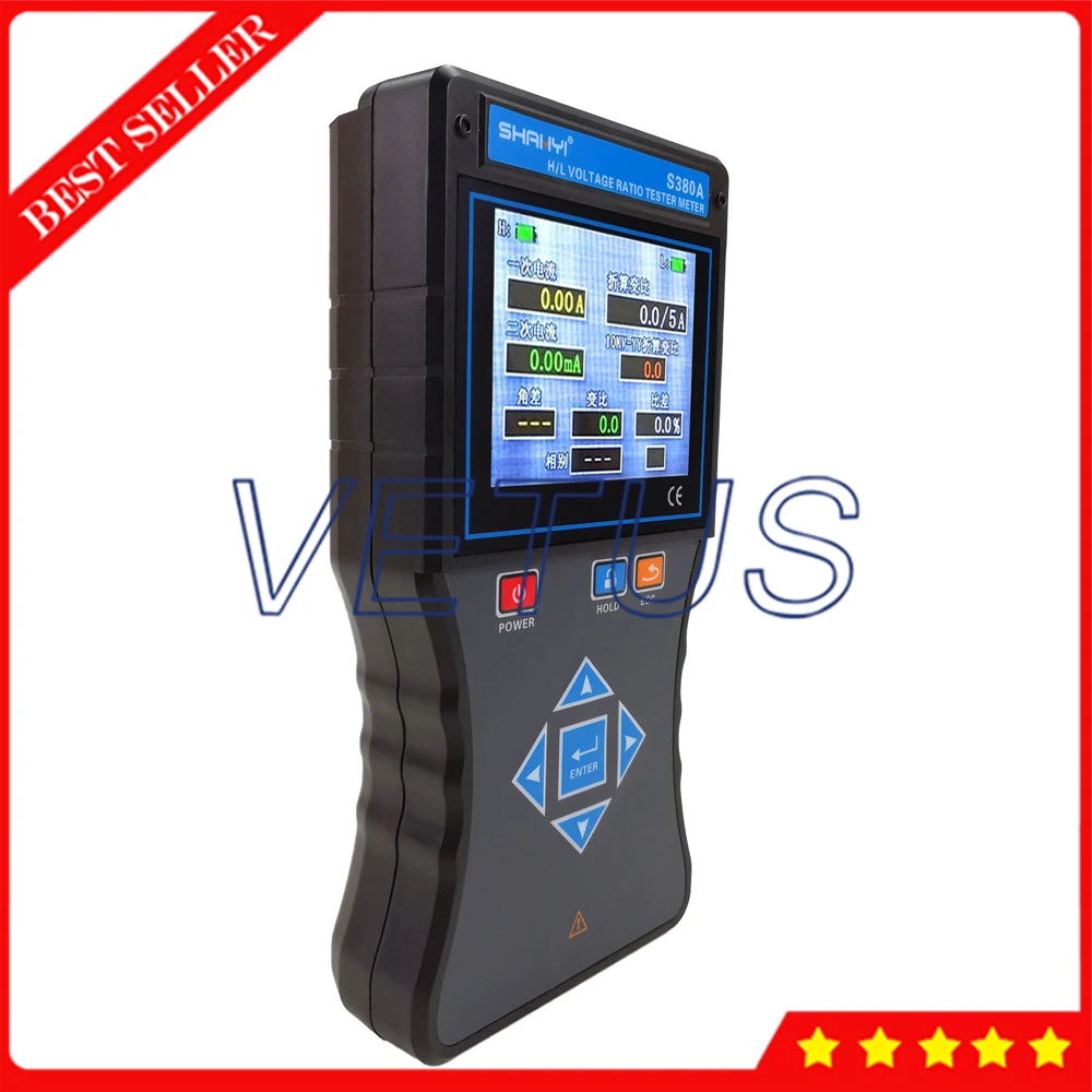 S380A Wireless High Low Voltage Current Transformer Ratio Tester online current tester loading current detector