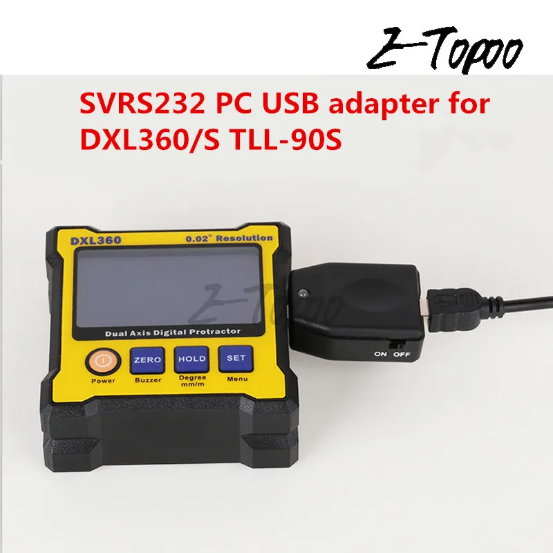 SVRS232 PC USB adapter SV-BT PC bluetooth adapter for DXL360/S TLL-90S protractor