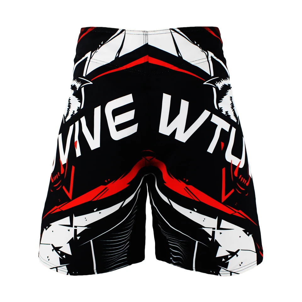 WTUVIVE MMA 2017 New Boxing Features Sports Training Muay Thai Fitness Personal Fight Shorts  muay thai boxing shorts short mma