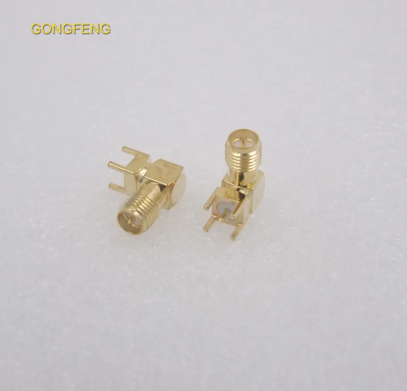 Special Wholesale New SMA-KWE Male Head bending External Screw Nail SMA RF Antenna base 90 RF Connector 100pcs/lots TO Russia