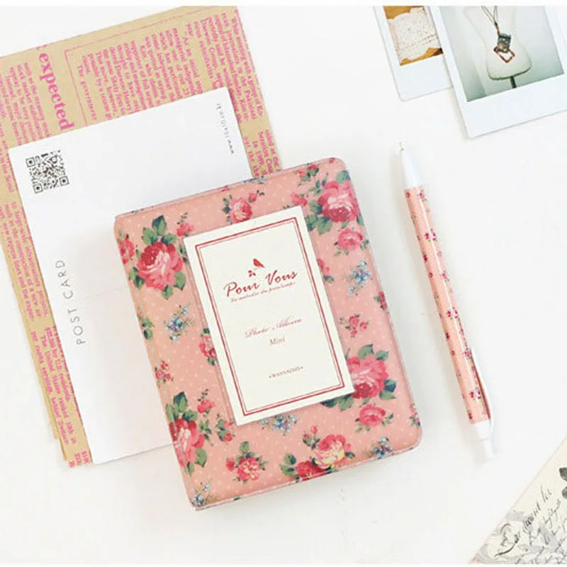 64 กระเป๋าหนังสือสำหรับ Fujifilm Instax Mini 11 9 8 7 S 70 25 50 S 90 MINI ภาพยนตร์ 3/4 นิ้วกระดาษ