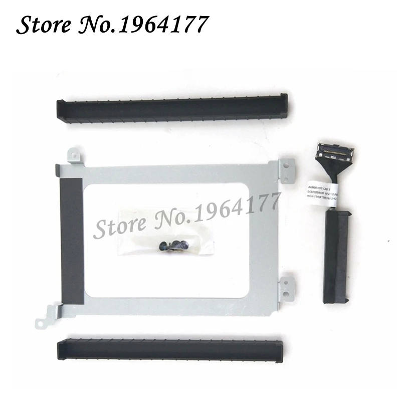 

new For Dell Precision 5510 XPS 15 9550 HDD Cable Connector HDD Caddy Bracket 3FDY3 03FDY3 Rubber Rail SCREW Hard Drive