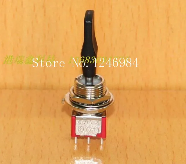 [SA]1MD3 six feet M12 Dual stalls big black handle the bulk of the toggle switch Deli Wei dust Q11--20pcs/lot