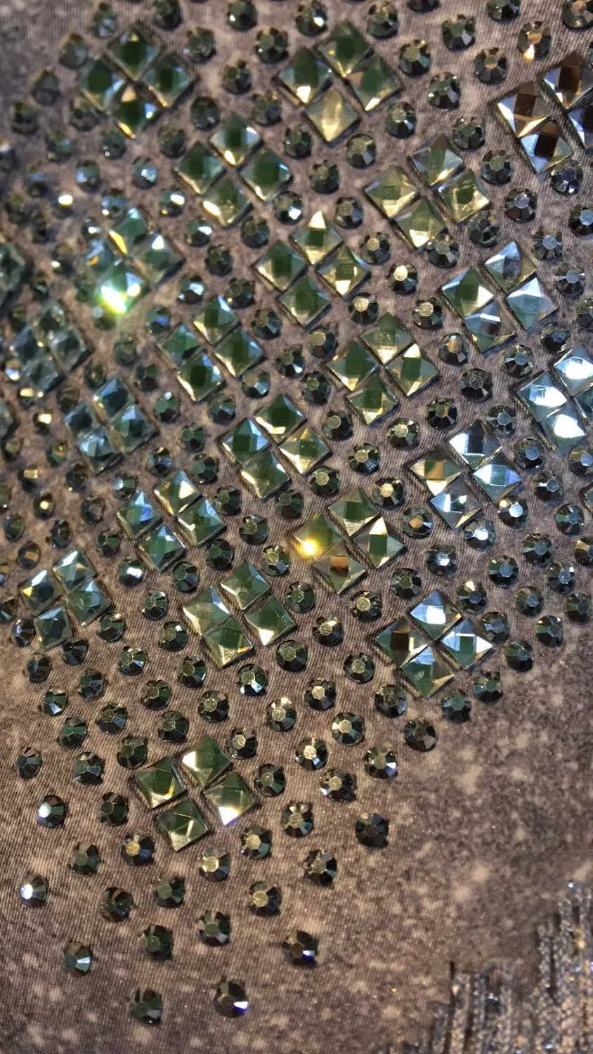 Adult Latin Dance Diamond Tassel Bodysuit Women Sexy Nightclub DJ Gogo Sleeveless Fringe Leotard Performance Costume