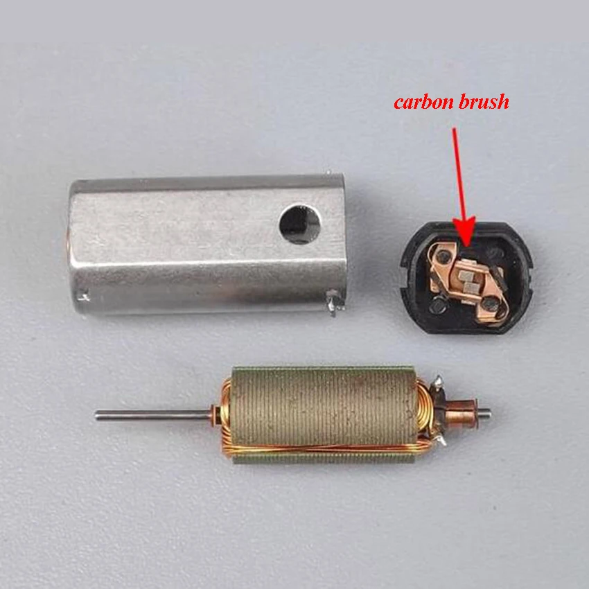 12mm Micro Vibration Motor with Shrapnel 3V 3.7V Small Mini Hollow Cup Motors for DIY Model Brush Car