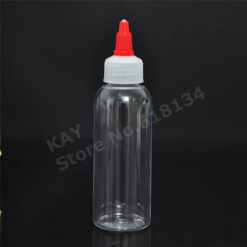 750pcs 100ml liquid pet plastic bottle, twist top cap dropper bottles, plastic container wholesale