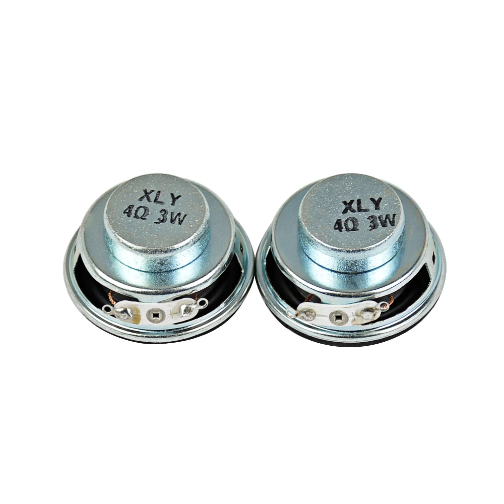 AIYIMA 2Pcs 40MM Portable Audio Speaker 1.5 Inch HiFi 4Ohm 3W Full Range Speaker For Bluetooth Loudspeaker DIY