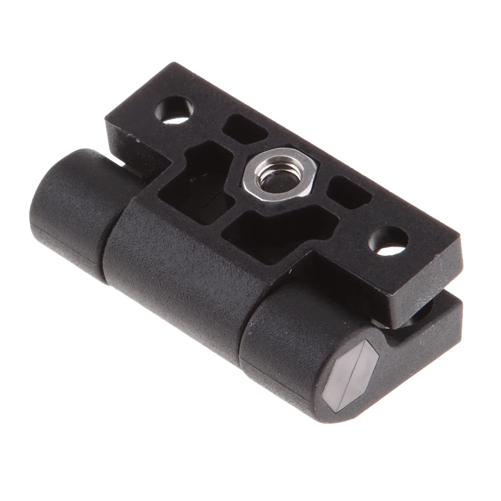 Plastic Position Control Hinge Replacement Southco E6-10-501-20 Adjustable Torque Hinge Bla 42x36x5mm Countersunk Holes Black