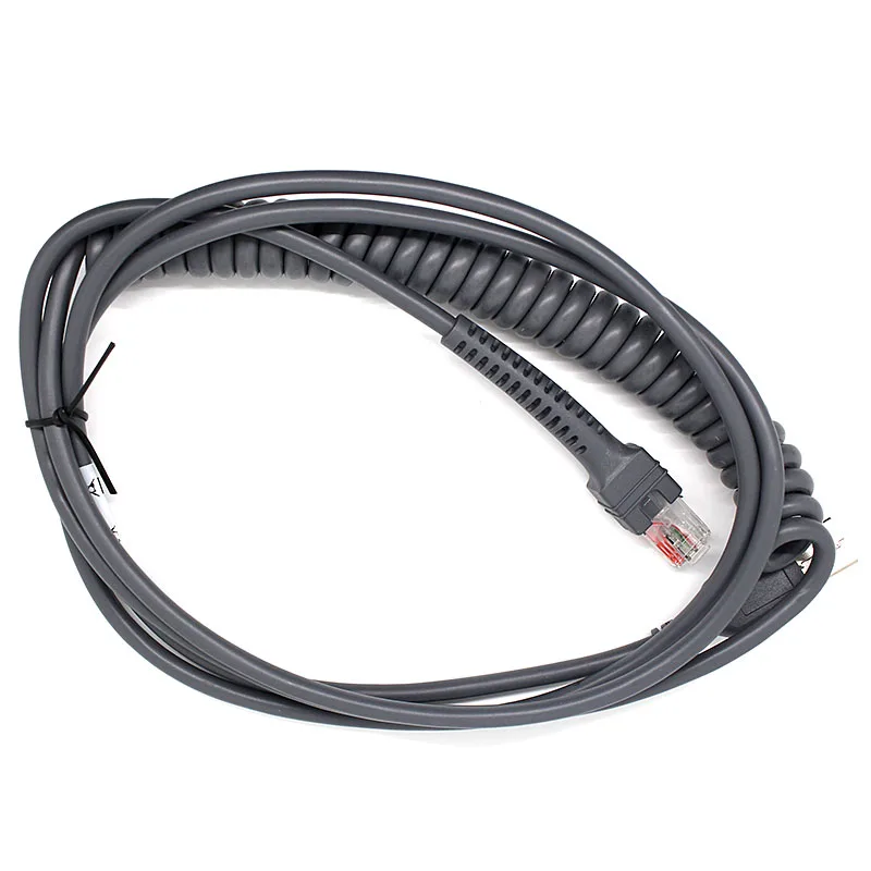 New CBA-2208-UNC3 3M lS2208 Usb Coiled Usb Cable For Motorola Symbol LS2208 LS1203 Li2208 Barcode Scanner Reader