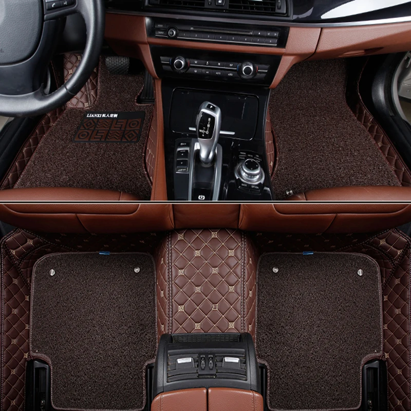 car floor mats for Cadillac SLS ATSL CTS XTS SRX CT6 ATS Escalade auto accessories car styling Custom auto mats Car carpet