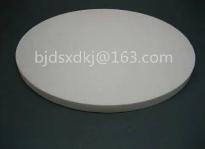 

99% Alumina Ceramic Plate , Circular , Insulated , Wear-resisting , diameter=130mm