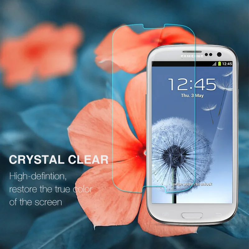 Nicotd Tempered Glass For Samsung Galaxy S3 S4 S5 S6 S7 A3 A5 J3 2015 2016 Grand Prime Screen Protector HD 2.5D Protective Film
