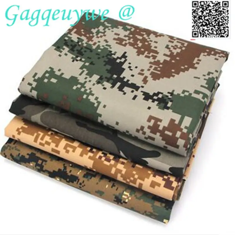 Gagqeuywe 100*150cm width by meter DIY camouflage clothes fabric