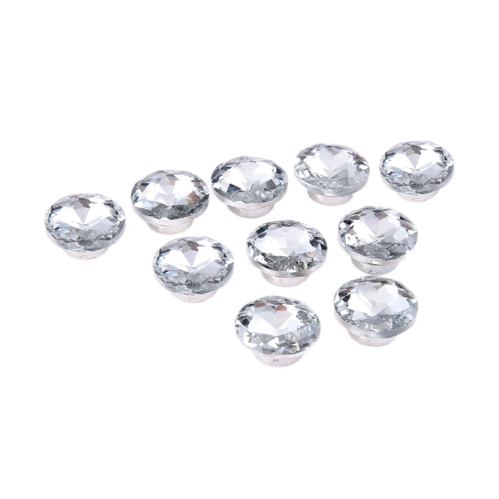 DRELD 10Pcs Diamond Crystal tappezzeria chiodi bottoni puntine perni 16/18/25/30mm divano borsa decorazione della parete accessorio per mobili