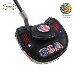 Crestgolf golf estados unidos malho protetor de cabeça, capa de putter, odyssey com design inteligente e protetor de cabeça de qualidade perfeita