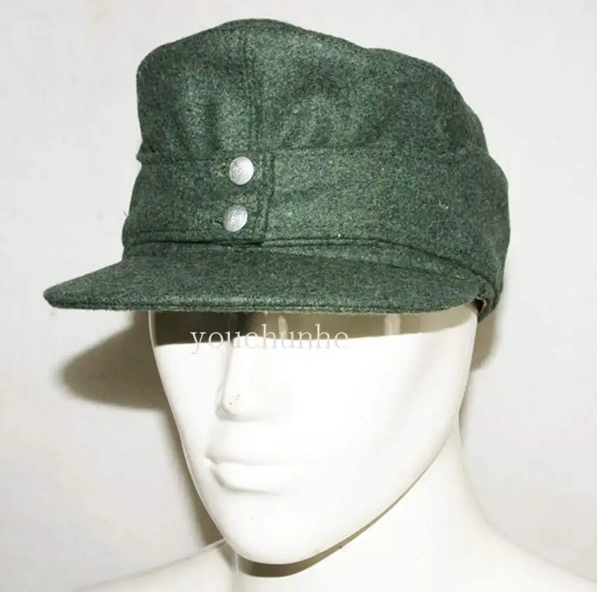 Military WWII WW2 German WH EM M43 Panzer Wool Field Cap- GM031